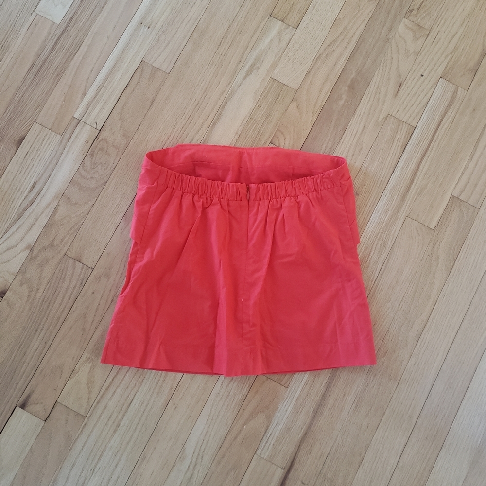 NWT J.Crew Red Stapless Tube Top - Picture 4 of 8